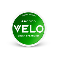 VELO Green Spearmint – nikotino pagalvėlių dėžutė