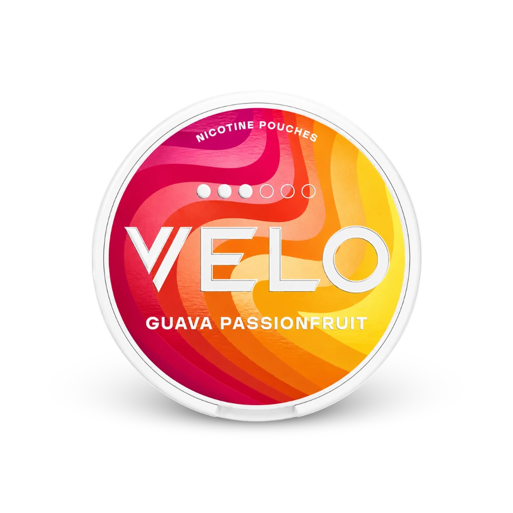 VELO Guava Passionfruit Slim – nikotino pagalvėlių dėžutė