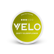 VELO Zesty Elderflower – nikotino pagalvėlių skardinė