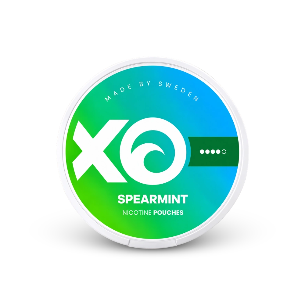 XO Spearmint – nikotino pagalvėlių skardinė