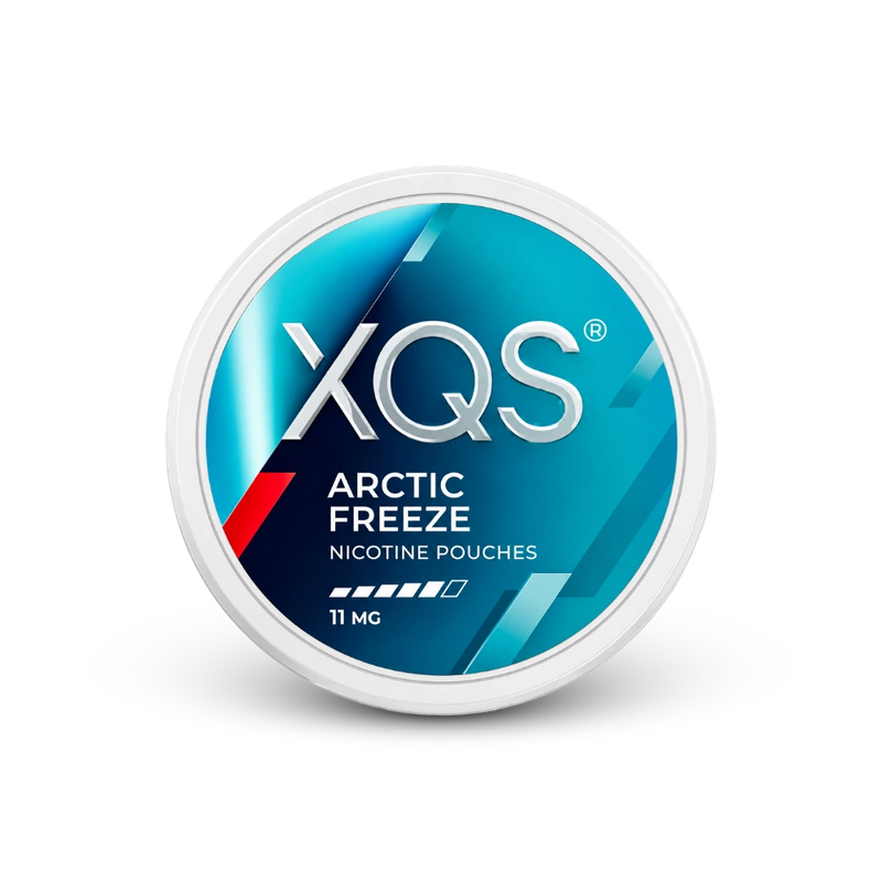 XQS Arctic Freeze Ultra – nikotino pagalvėlių skardinė