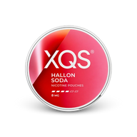 XQS Hallonsoda Strong – nikotino pagalvėlių skardinė