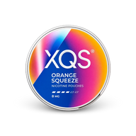 XQS Orange Squeeze Slim Strong – nikotino pagalvėlių skardinė