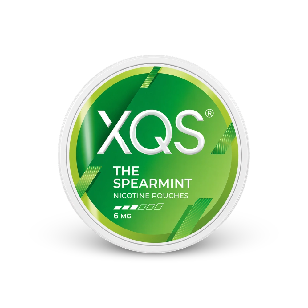XQS The Spearmint 6mg – nikotino pagalvėlių plechas