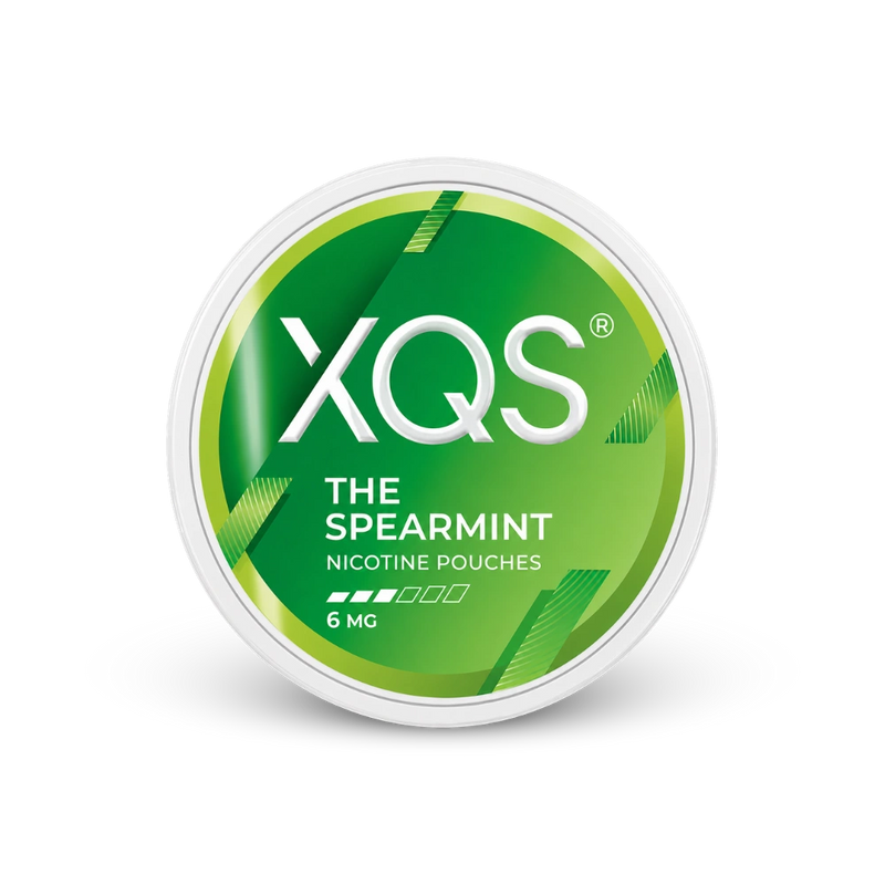 XQS The Spearmint 6mg – nikotino pagalvėlių plechas