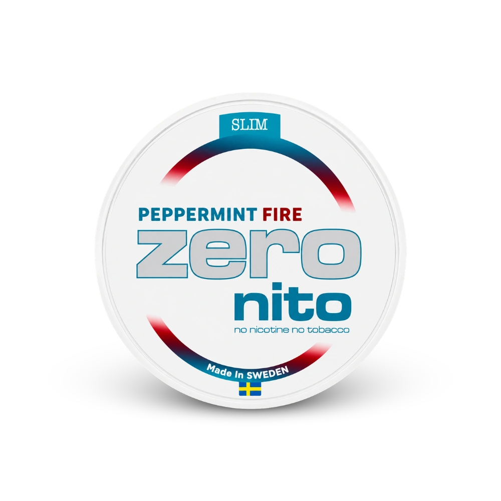 ZERONITO Peppermint Fire Slim – nikotino pagalvėlių skardinė
