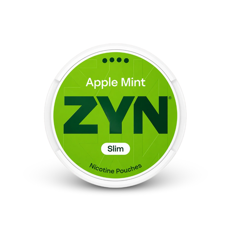 ZYN Apple Mint Slim S4 – nikotino pagalvėlių skardinė