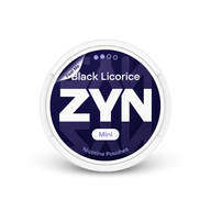 ZYN Black Licorice Mini S2 – nikotino pagalvėlių dėžutė