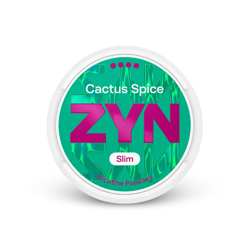 ZYN Cactus Spice Slim S4 – nikotino pagalvėlių skardinė