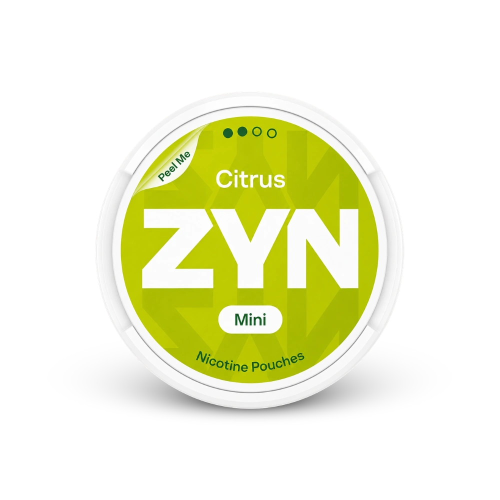 ZYN Citrus Mini S2 – nikotino pagalvėlių skardinė