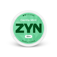 ZYN Gentle Mint Slim S2 – nikotino pagalvėlių dėžutė