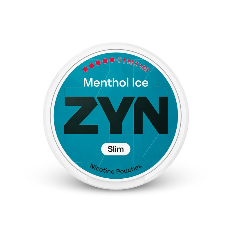 ZYN Menthol Ice Slim S5 – nikotino pagalvėlių skardinė