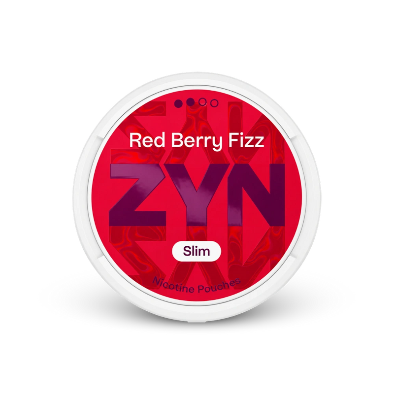ZYN Red Berry Fizz Slim S2 – nikotino pagalvėlių dėžutė