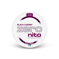 Zeronito Black Cherry Slim – nikotino pagalvėlių skardinė