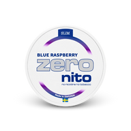 Zeronito Blue Raspberry Slim – nikotino pagalvėlių skardinė