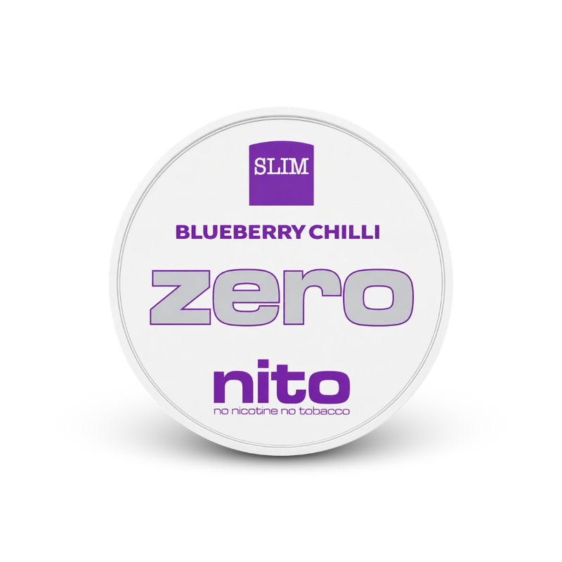 Zeronito Blueberry Chilli Slim – nikotino pagalvėlių skardinė