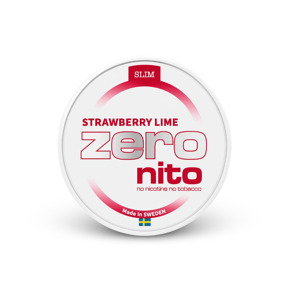 Zeronito Strawberry Lime Slim – nikotino pagalvėlių skardinė