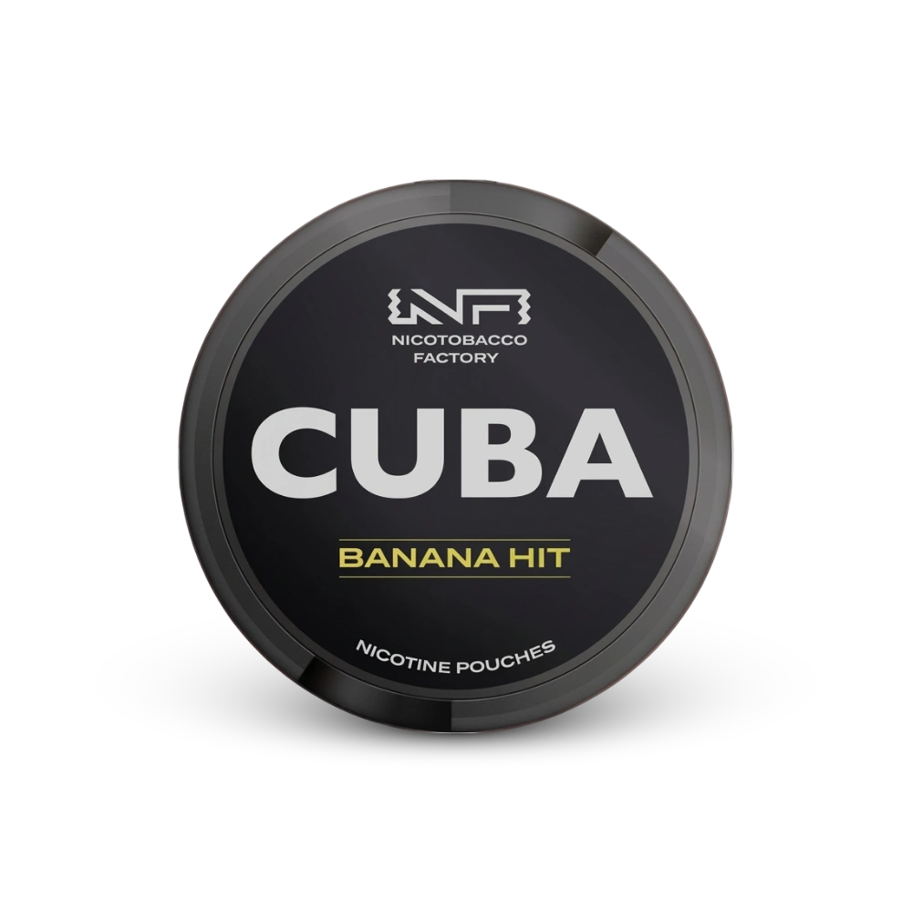 Cuba Black Banana Hit – nikotino pagalvėlių skardinė