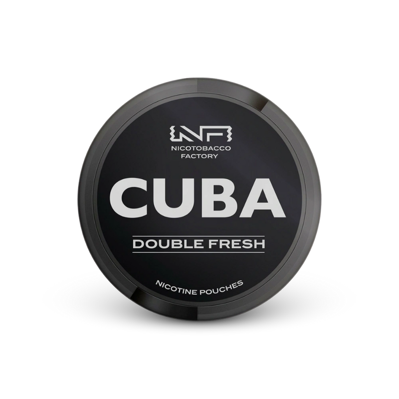 Cuba Black Double Fresh – nikotino pagalvėlių skardinė