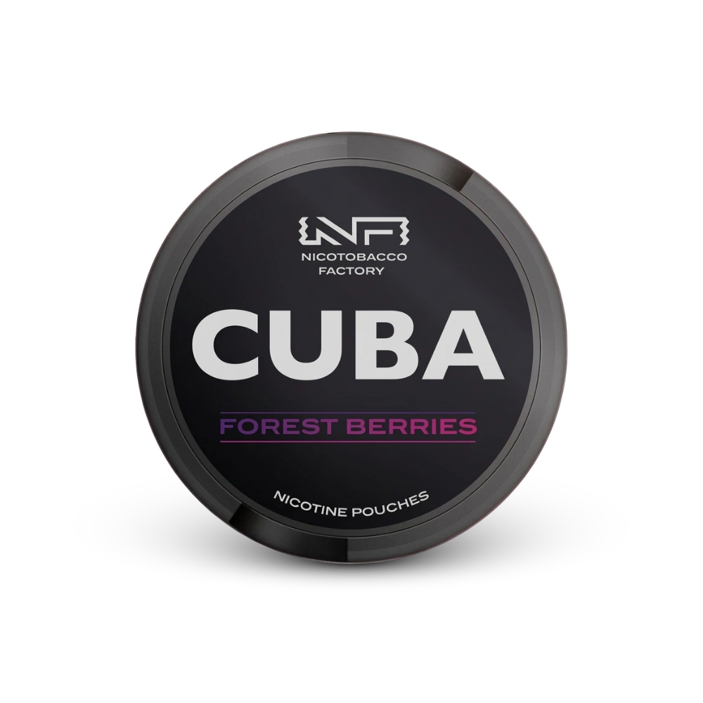 Cuba Black Forest Berries – nikotino pagalvėlių skardinė