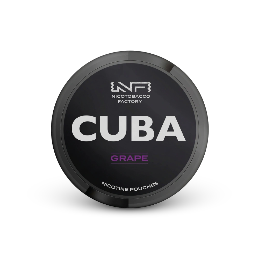 Cuba Black Grape – nikotino pagalvėlių skardinė