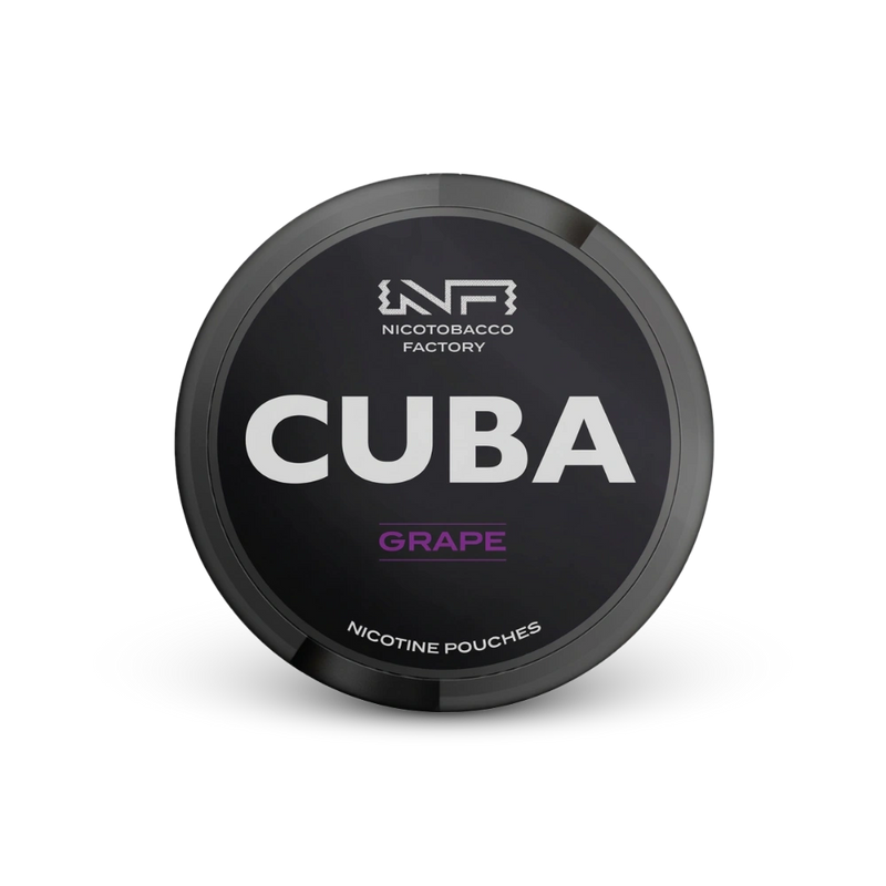 Cuba Black Grape – nikotino pagalvėlių skardinė