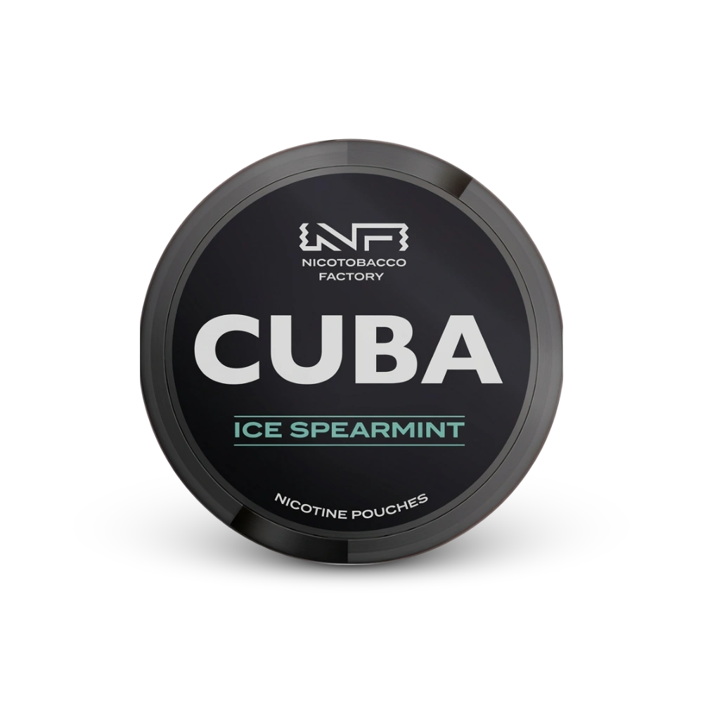 Cuba Black Ice Spearmint – nikotino pagalvėlių skardinė