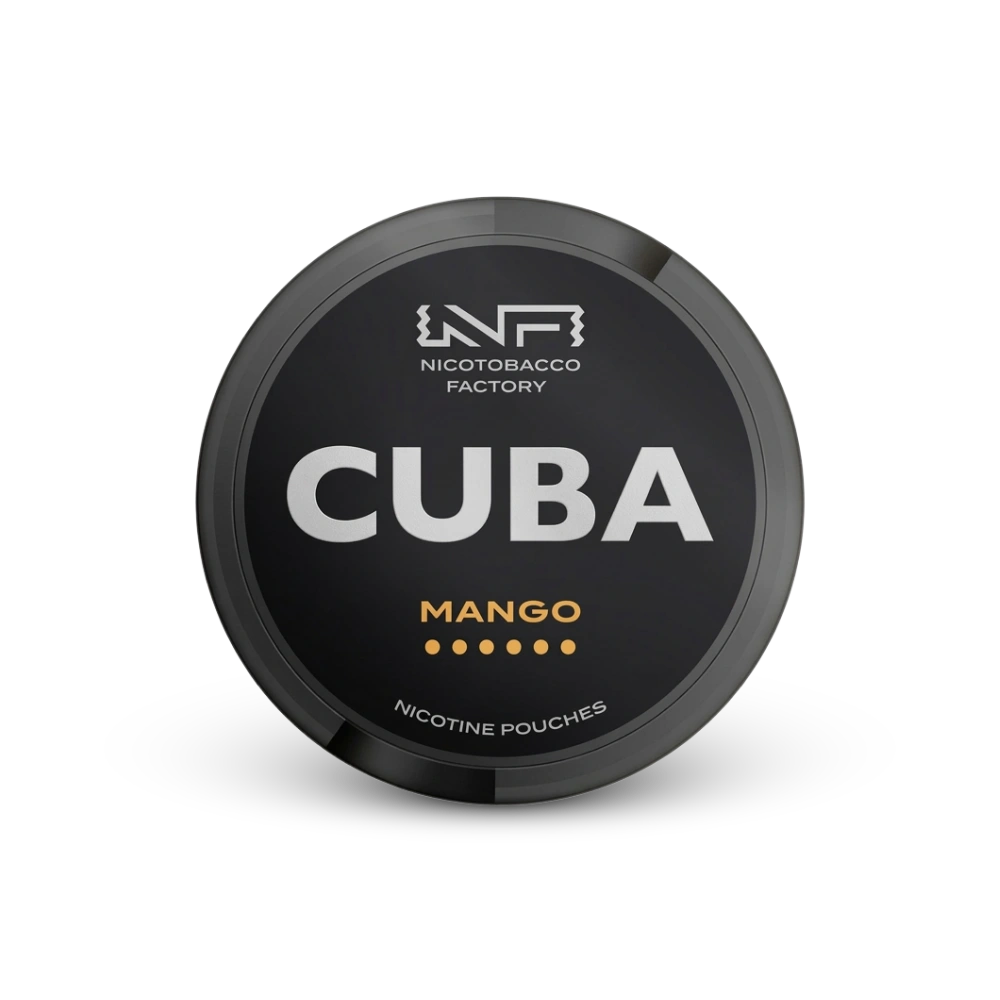 Cuba Black Mango – nikotino pagalvėlių skardinė