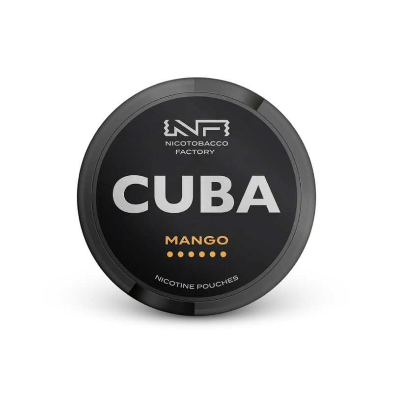 Cuba Black Mango – nikotino pagalvėlių skardinė
