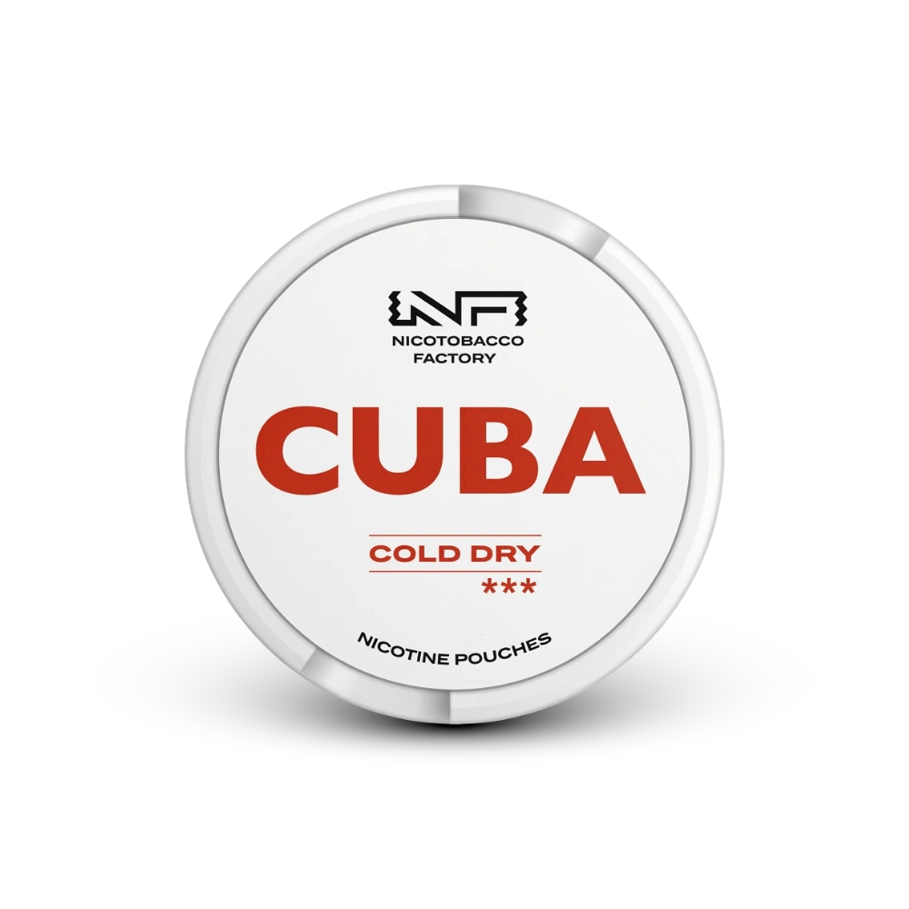 Cuba Cold Dry Medium – nikotino pagalvėlių skardinė