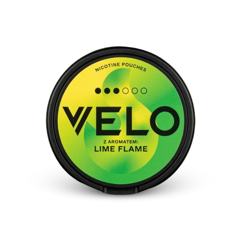 VELO Lime Flame – nikotino pagalvėlių skardinė