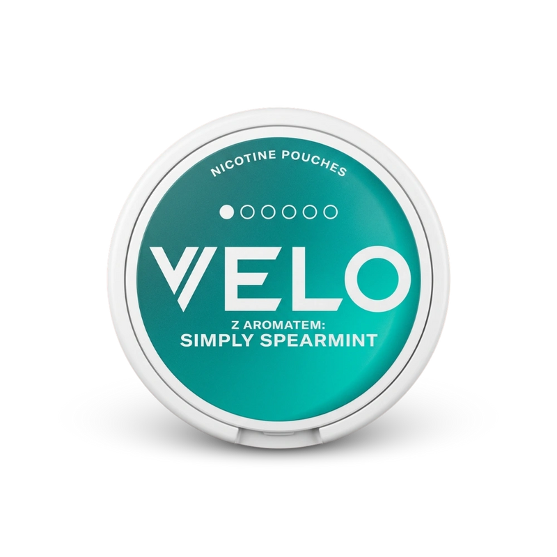 VELO Simply Spearmint – nikotino pagalvėlių skardinė